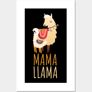 Mama llama Posters and Art